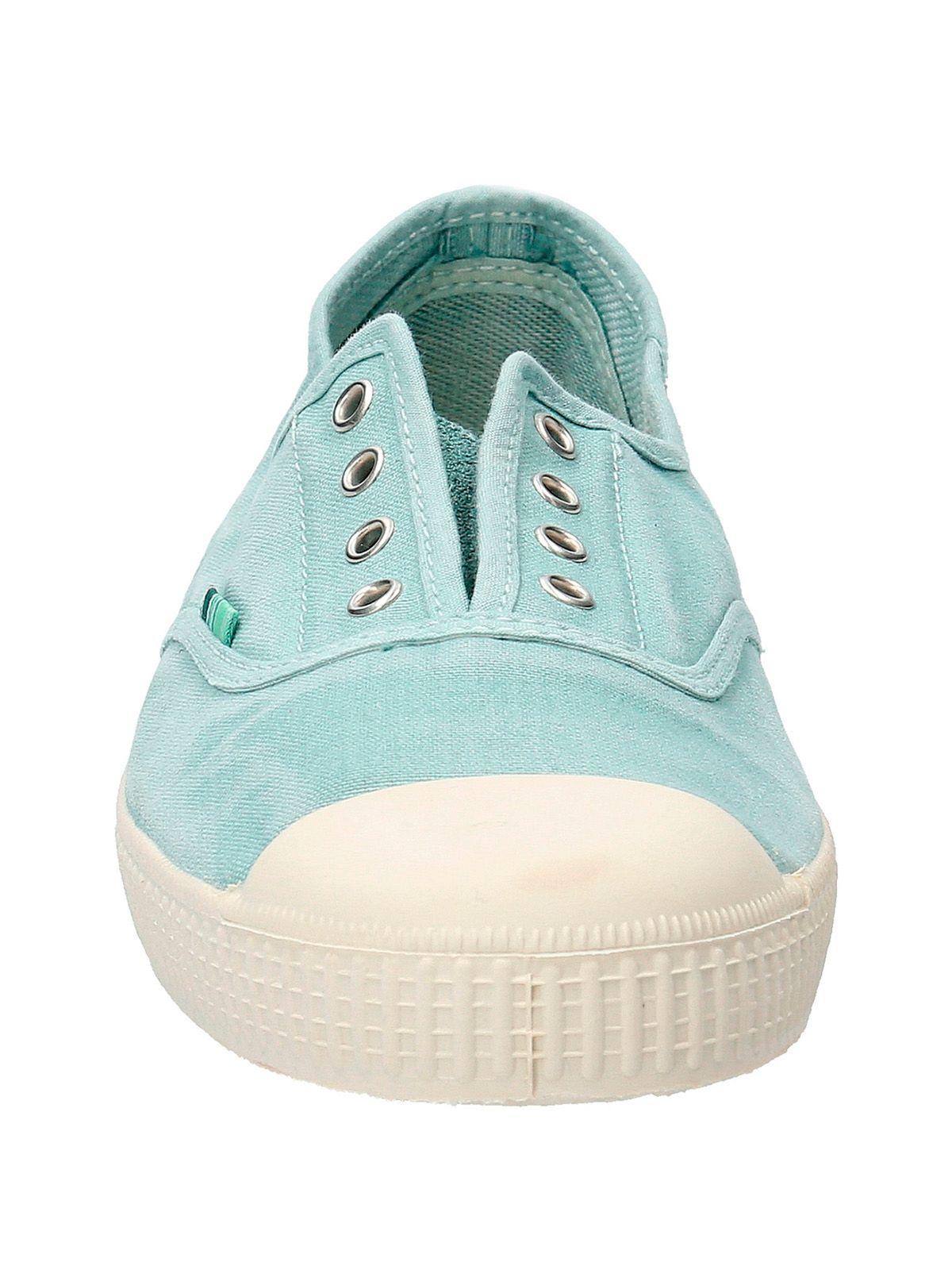 Zapatilla Algodón Orgánico Mujer Greece Azul Claro-3
