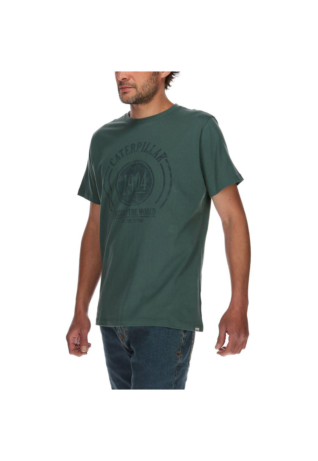 Polera Mc Hombre For The Future Tee Algodón Turquesa-1