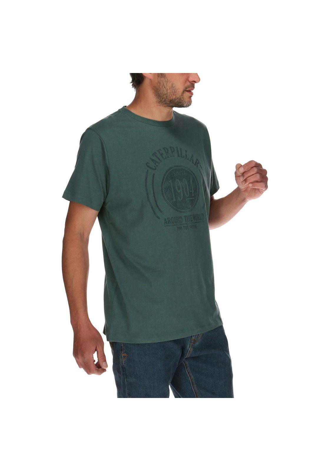 Polera Mc Hombre For The Future Tee Algodón Turquesa-3