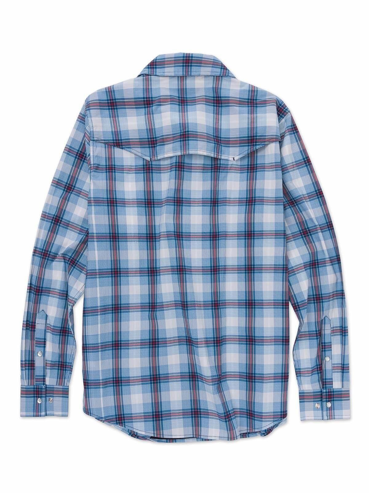 Camisa Casual Lightweight Western Celeste Hombre-1