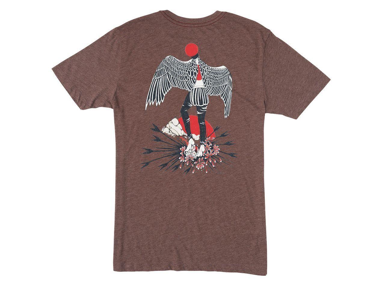 Polera Manga Corta Matus Wings Ss Bordeaux-2