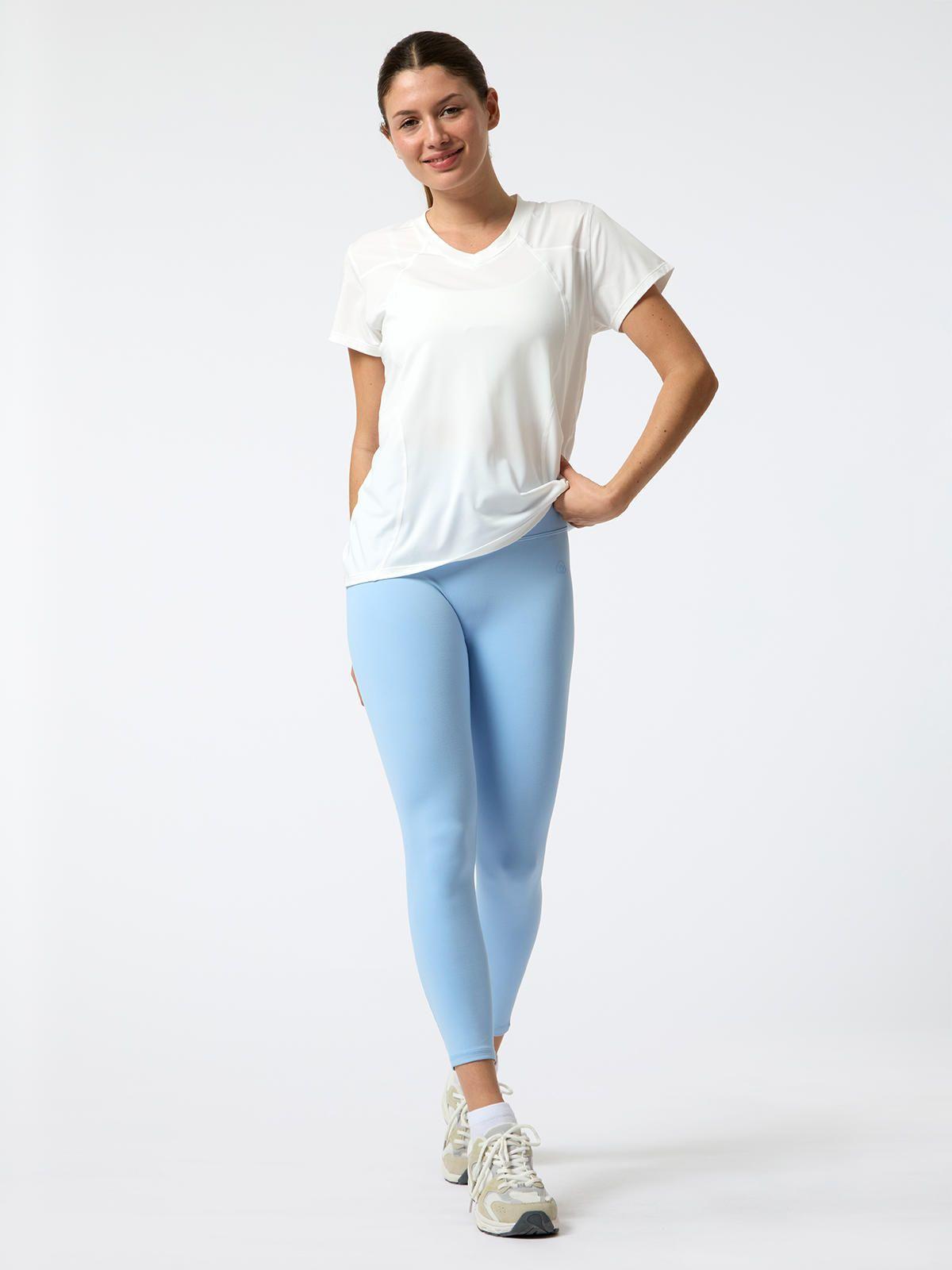 Polera V Neck Ali Rec Blanca Mujer-0