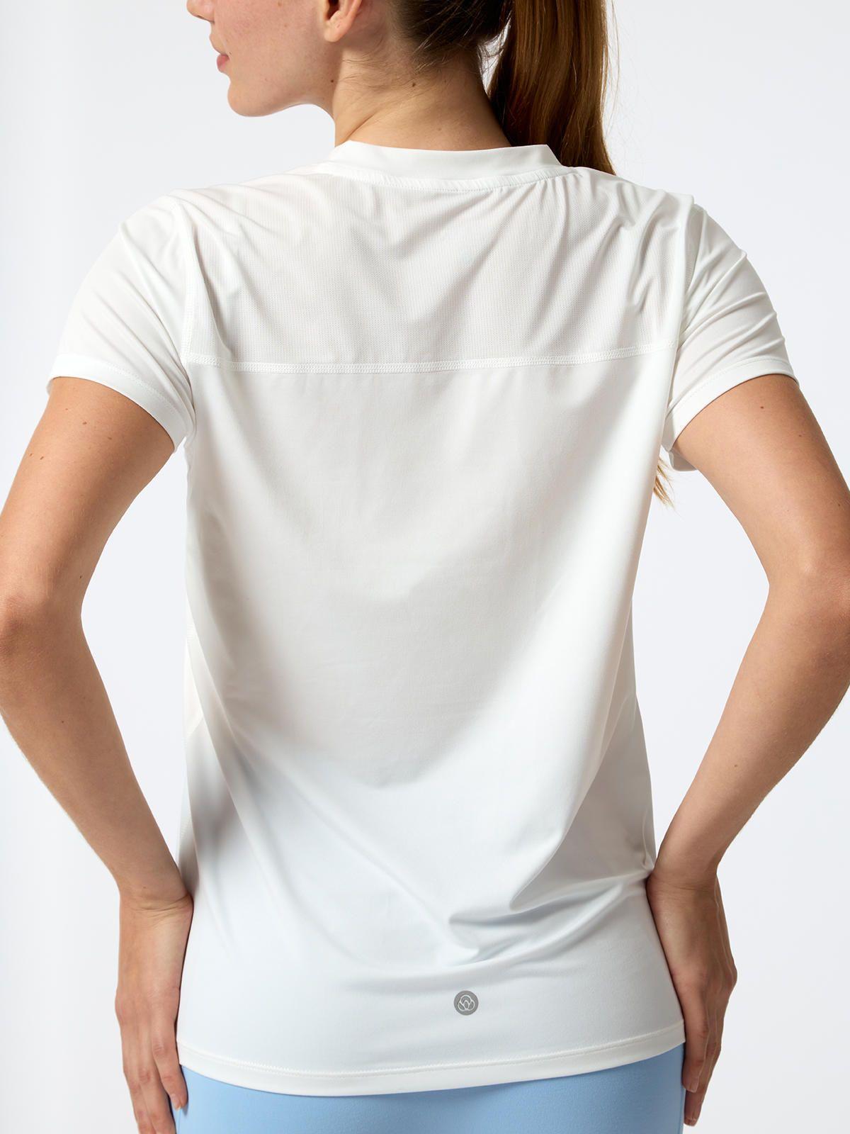 Polera V Neck Ali Rec Blanca Mujer-3