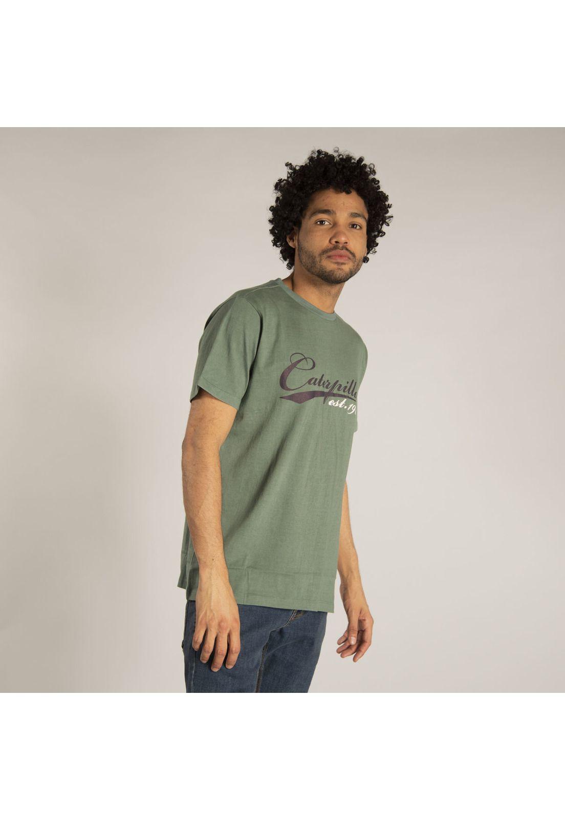 Polera M/C Hombre Fdtn Script Est Tee Verde-1