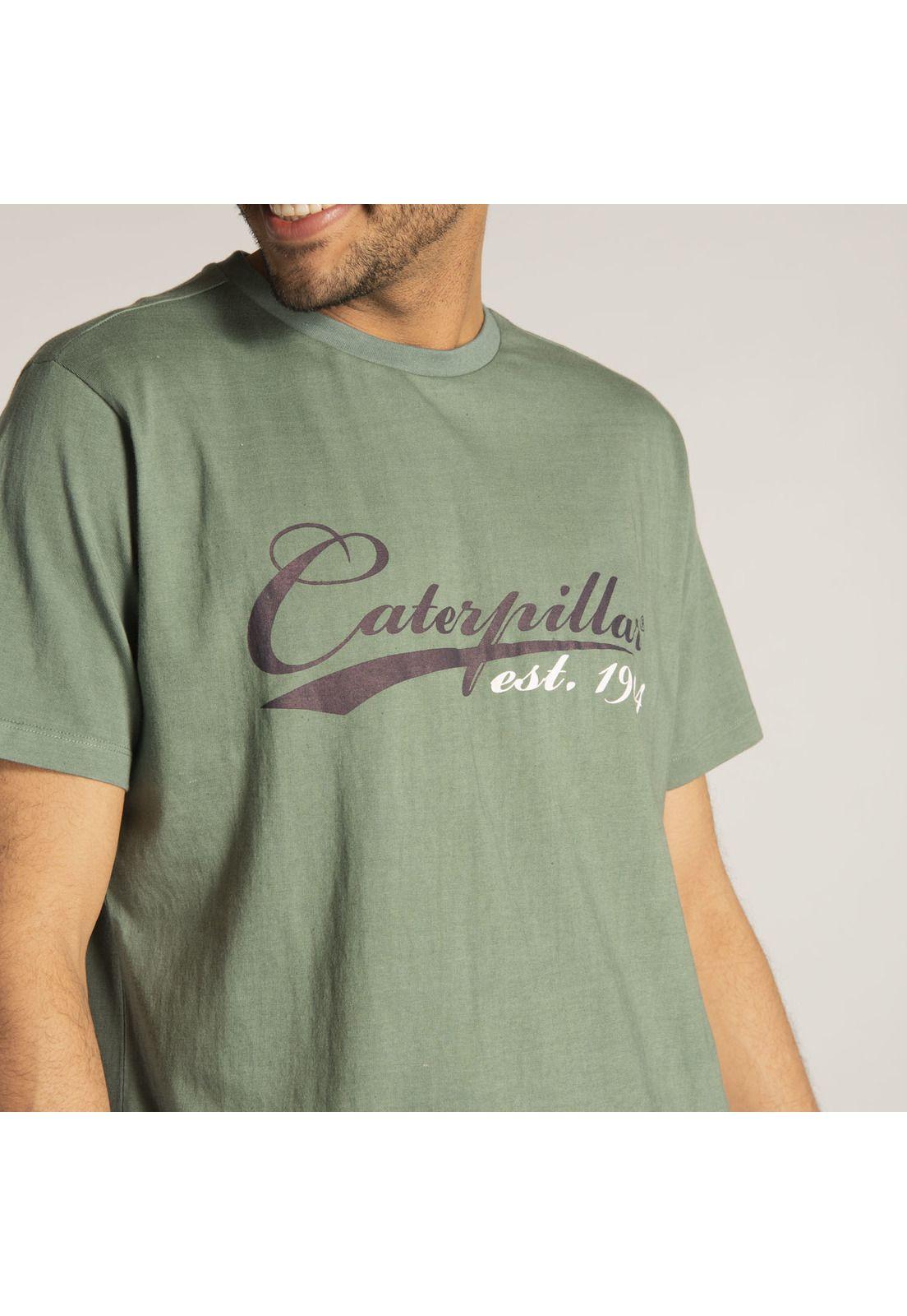 Polera M/C Hombre Fdtn Script Est Tee Verde-4