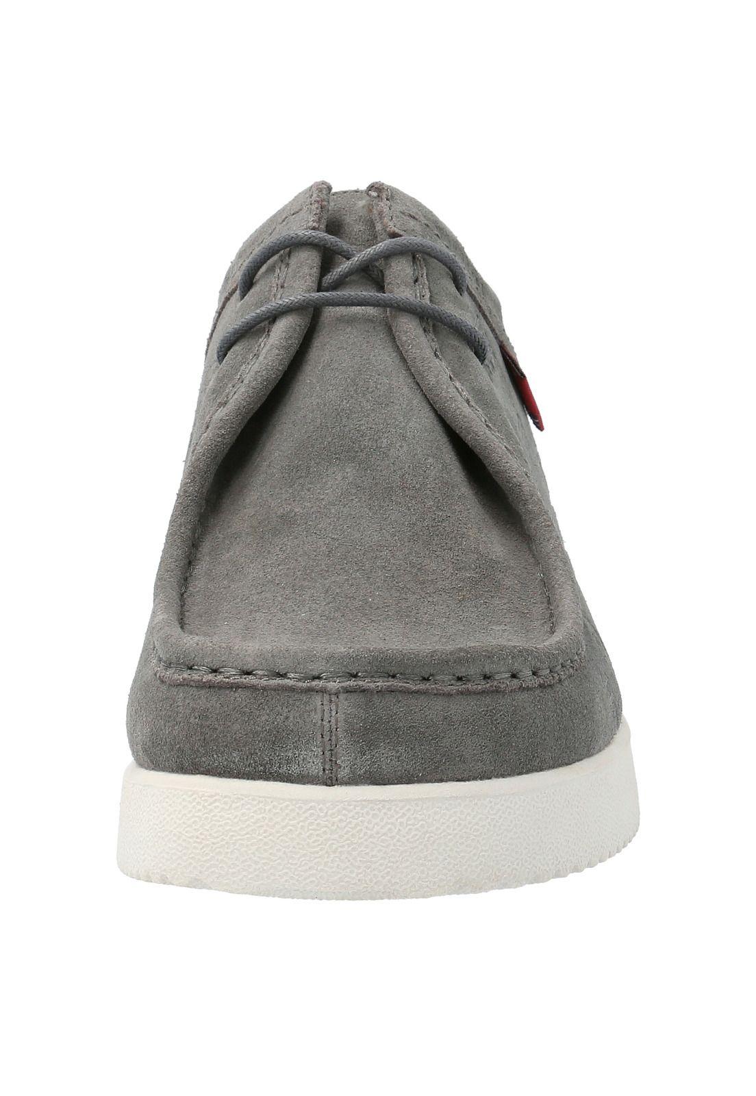 Zapato Cuero  Hombre Navajo Rock&Roll Gris-2