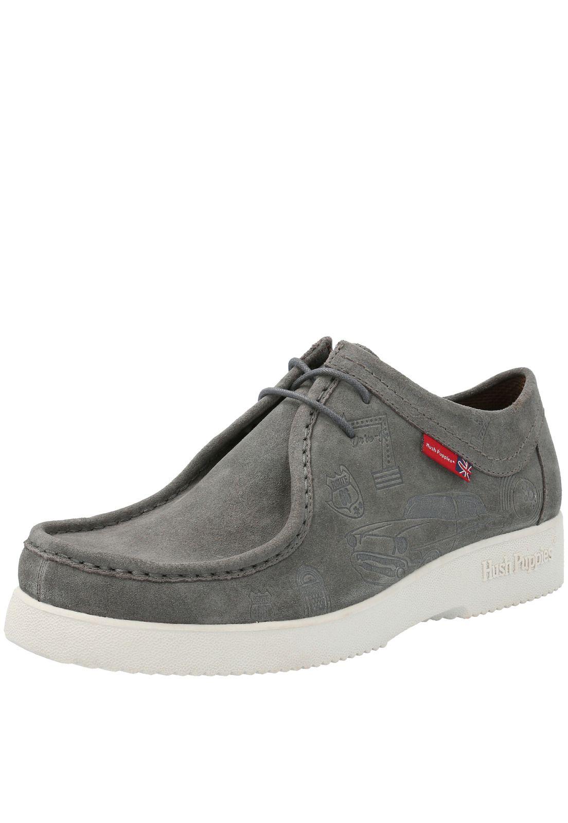 Zapato Cuero  Hombre Navajo Rock&Roll Gris-3