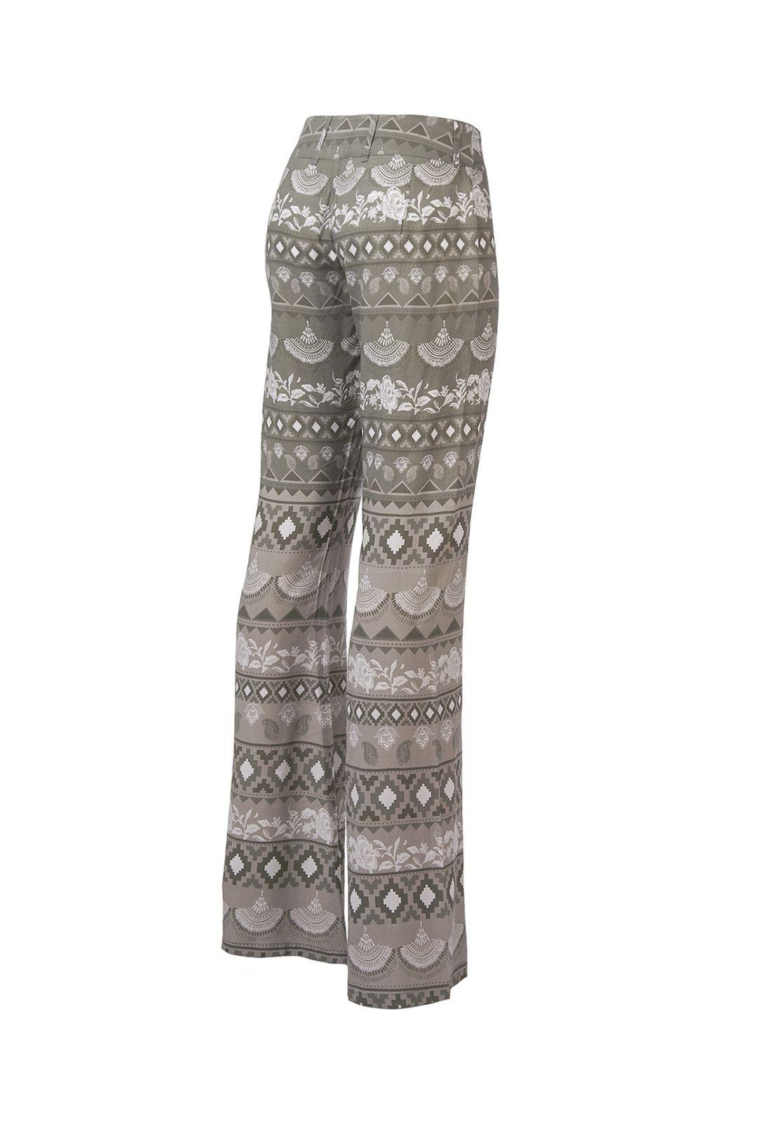 Pantalón Rayón Naussac Oliva Mujer-1