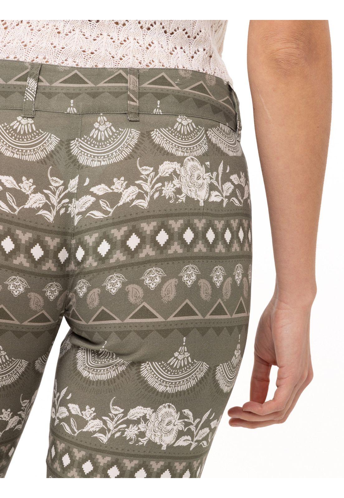 Pantalón Rayón Naussac Oliva Mujer-7