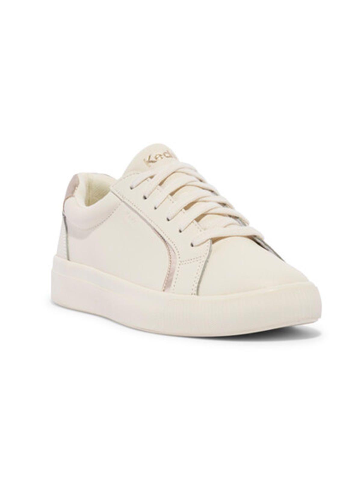 Zapatilla Cuero Beige Mujer Pursuit Lace Up -1
