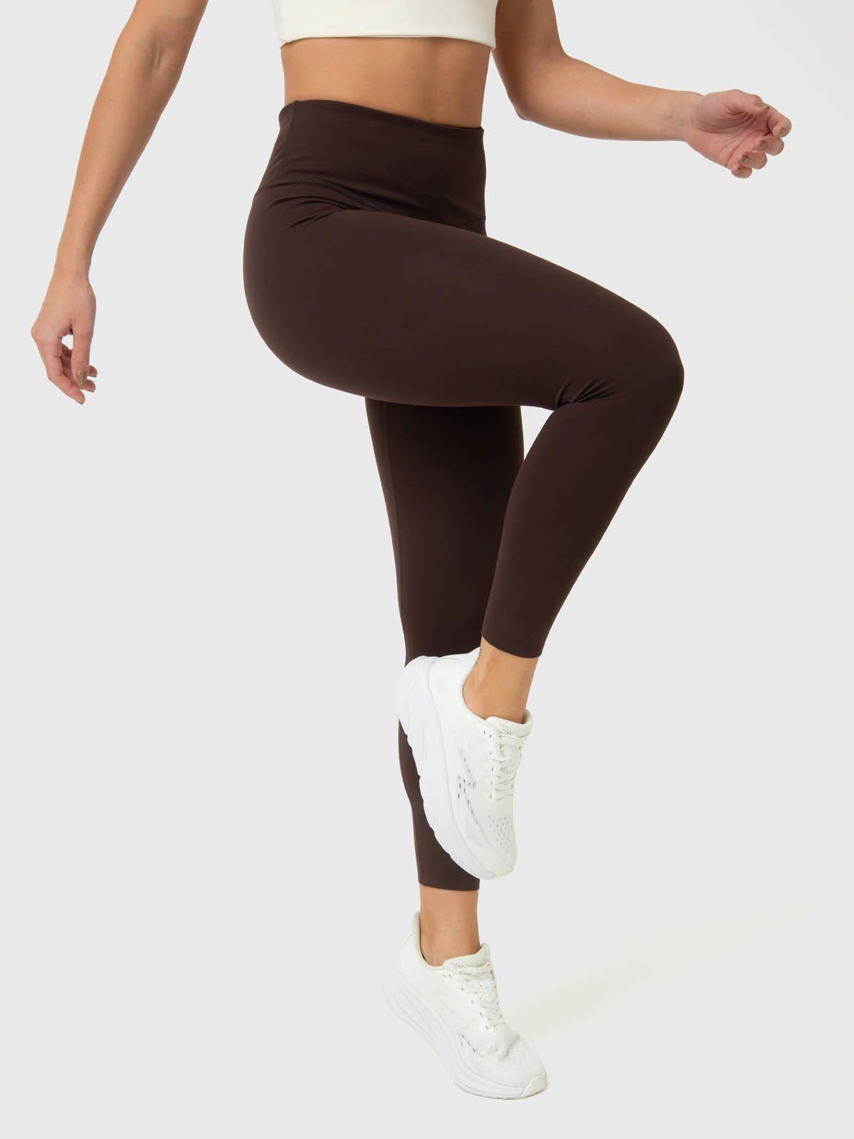 Calza Mujer Ankle Leg Emma Café-0