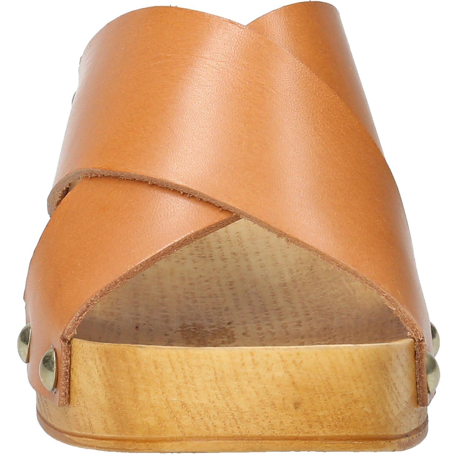 Sandalia Cuero Mujer Susa Café-3