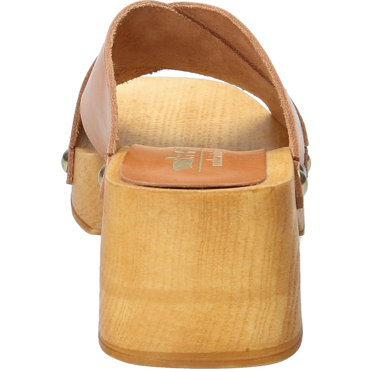 Sandalia Cuero Mujer Susa Café-6