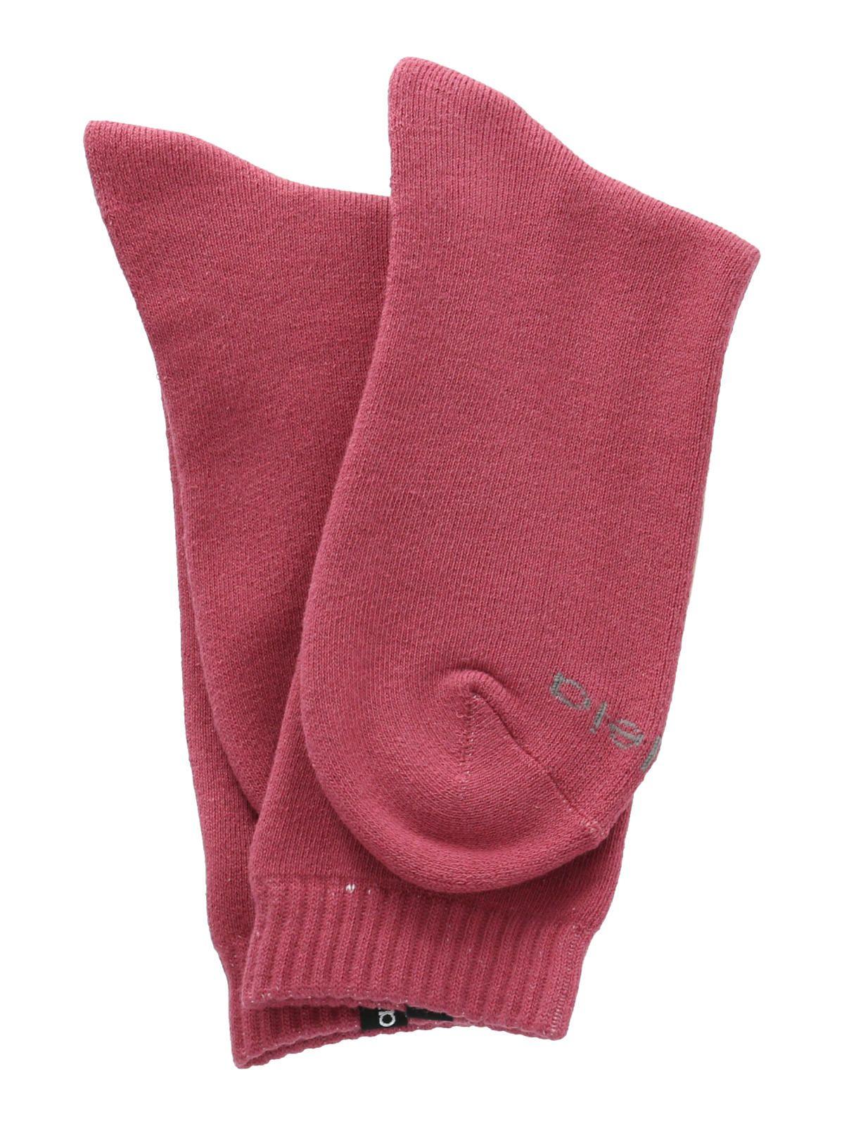 Calcetines  Heavy Knit Mujer Rosado-2