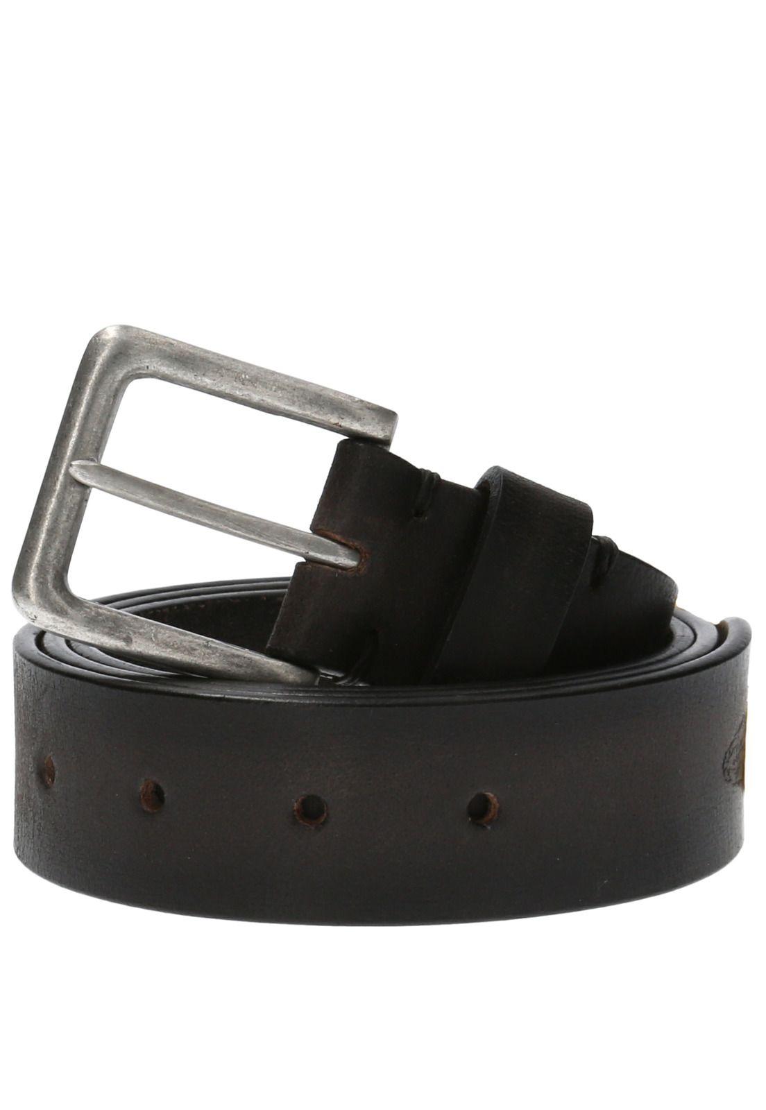 Cinturón Casual Burgos Negro Hombre-0