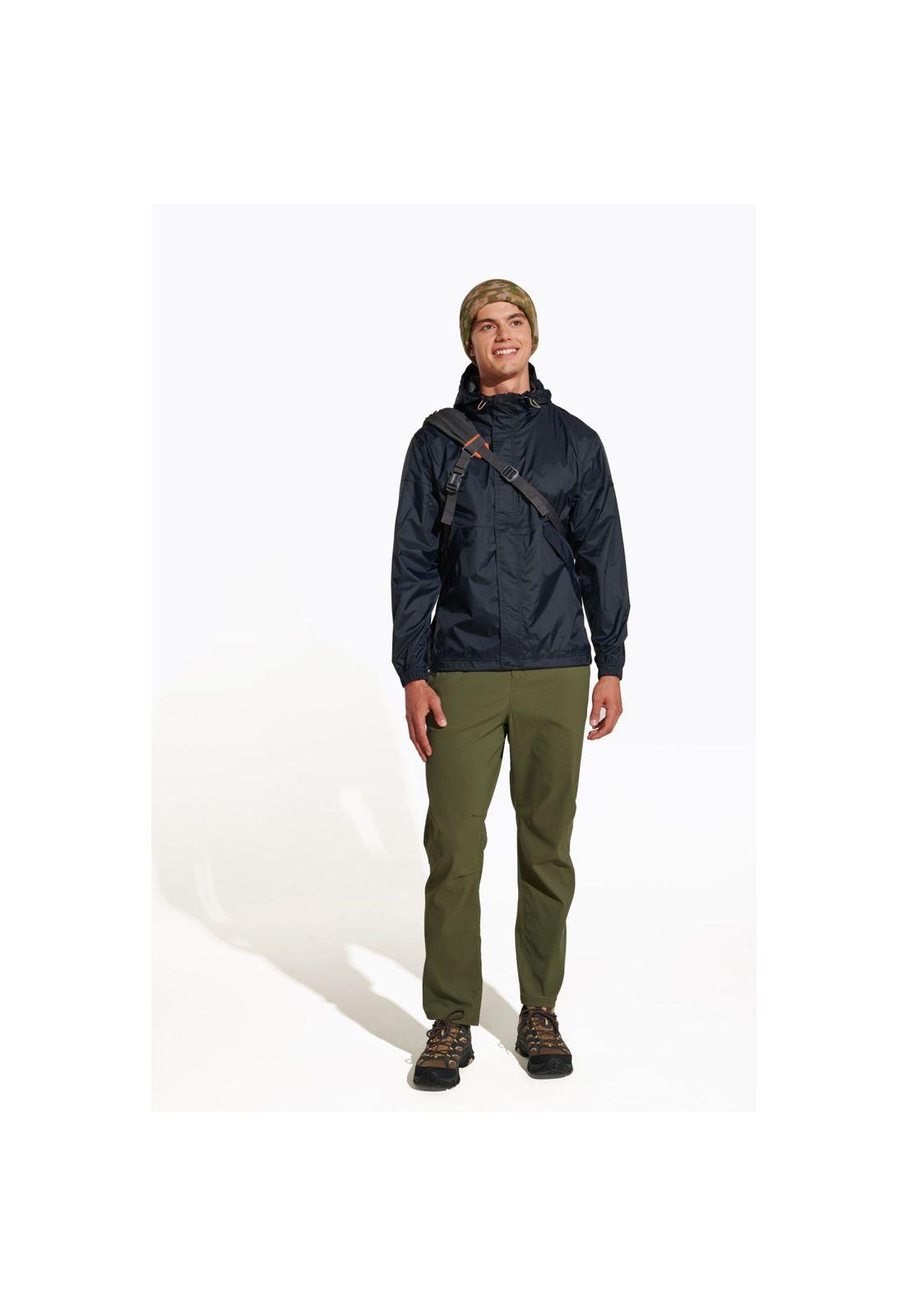 Impermeable Fallon Rain Shell Negro Hombre-7