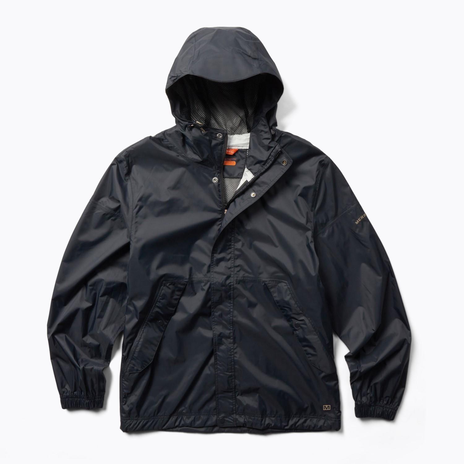 Impermeable Fallon Rain Shell Negro Hombre-0
