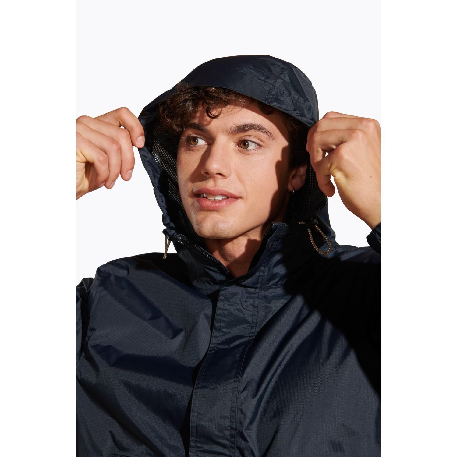 Impermeable Fallon Rain Shell Negro Hombre-5