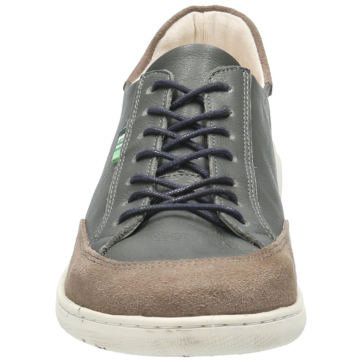 Zapatilla Cuero Mujer Gamboa Gris Oscuro-3