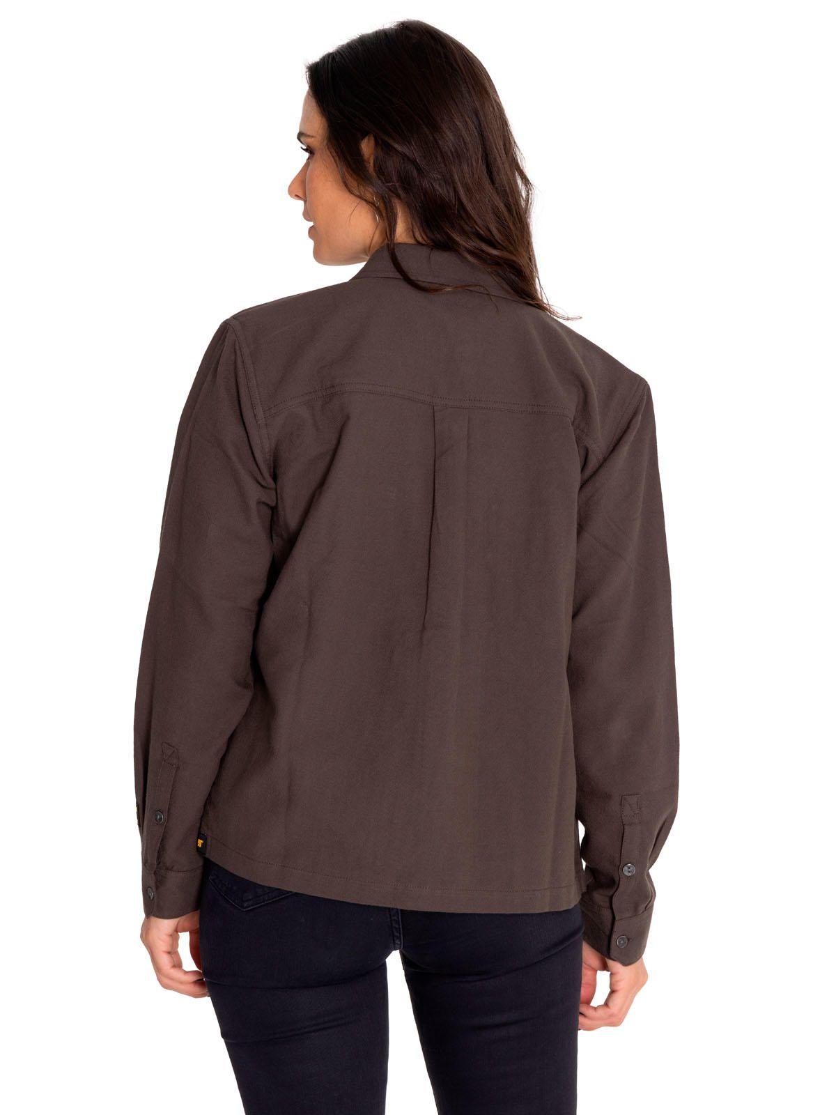 Blusa Manga Larga Mujer Heritage Uniform Boxy Negro-3