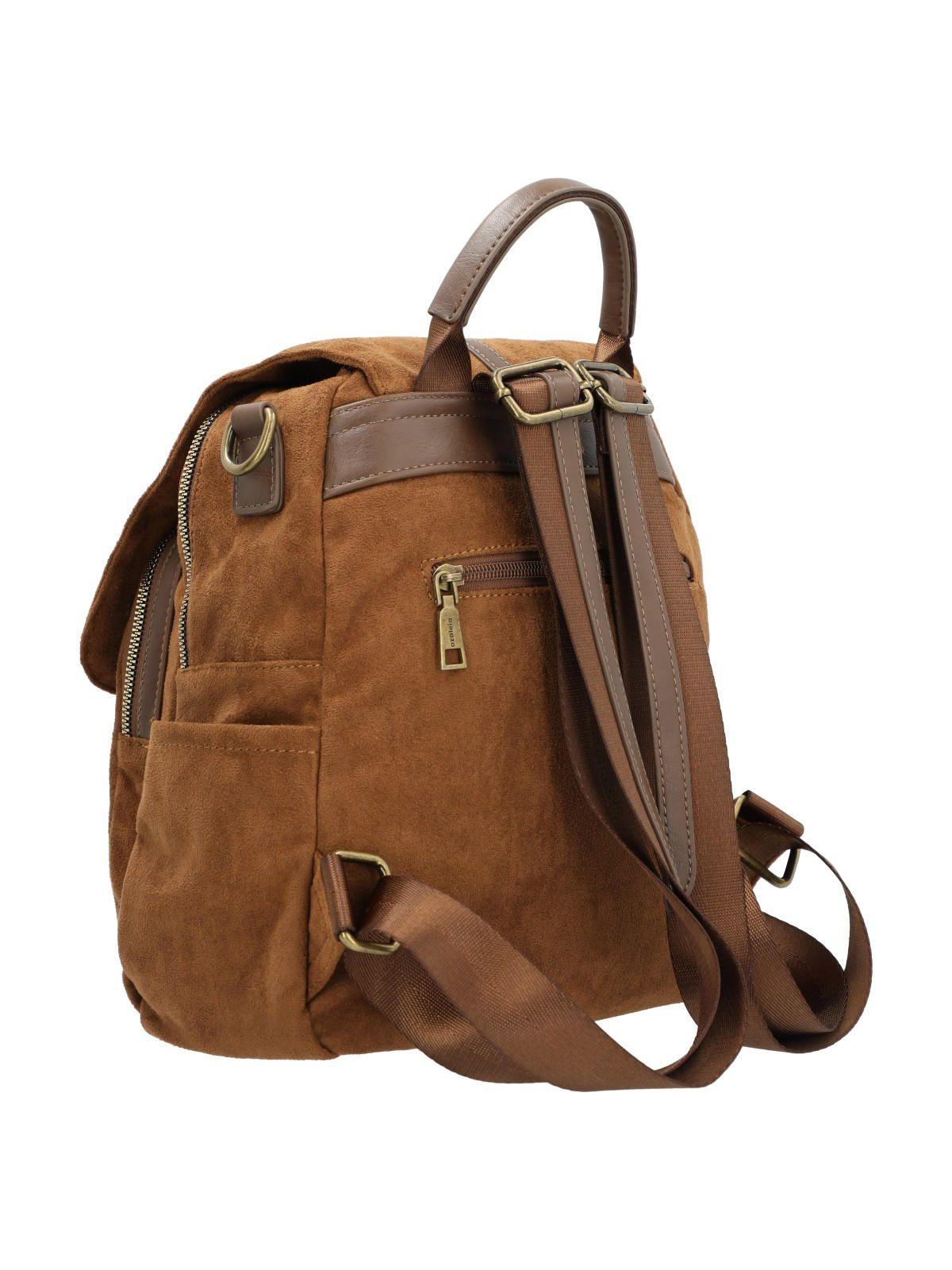 Cartera Mochila Mujer Byron Backbag Camel-2