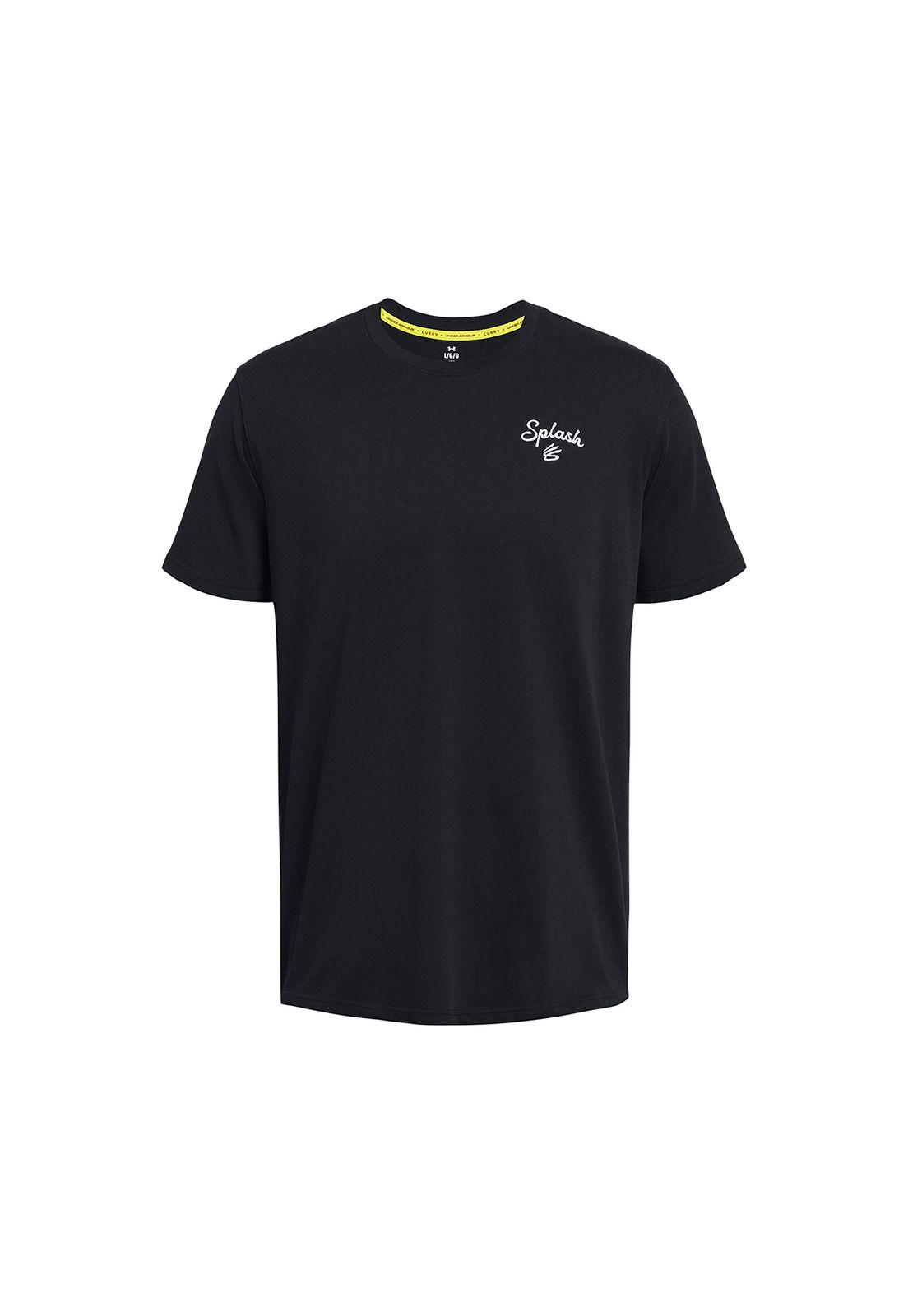 Polera Manga Corta Curry Spsh Hombre Negro-0