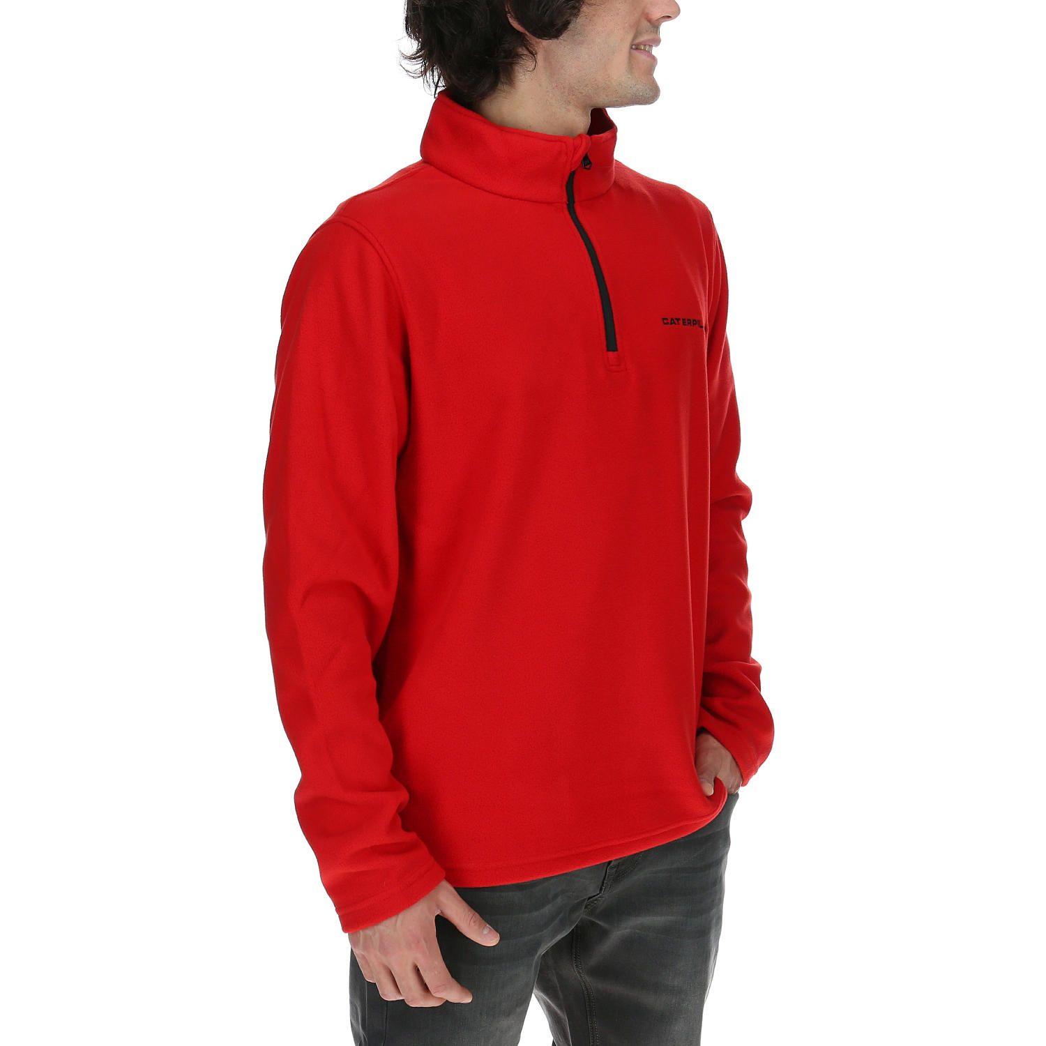 Polar Hombre Microfleece Qtr Zip Rojo-3