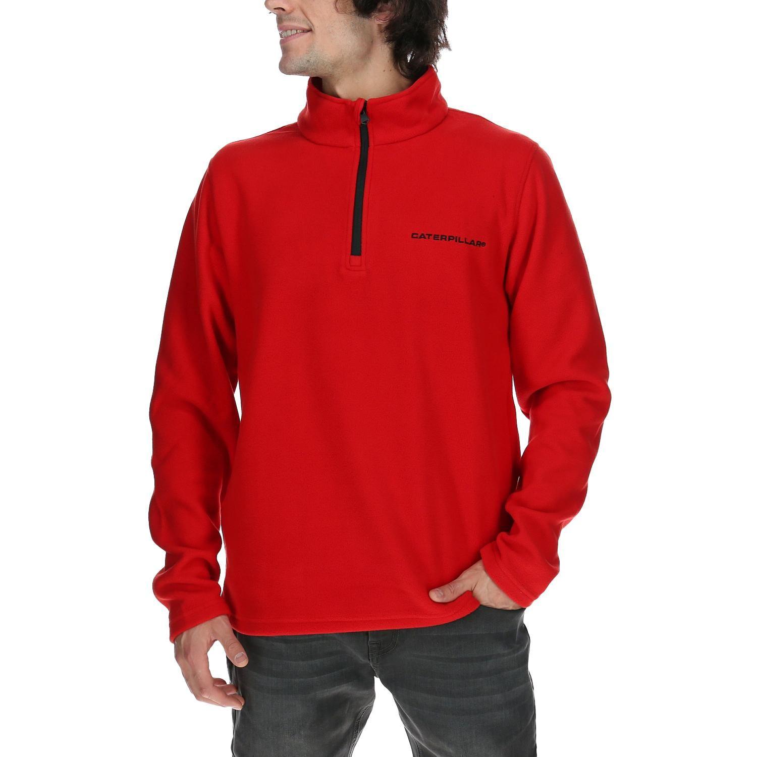 Polar Hombre Microfleece Qtr Zip Rojo-0