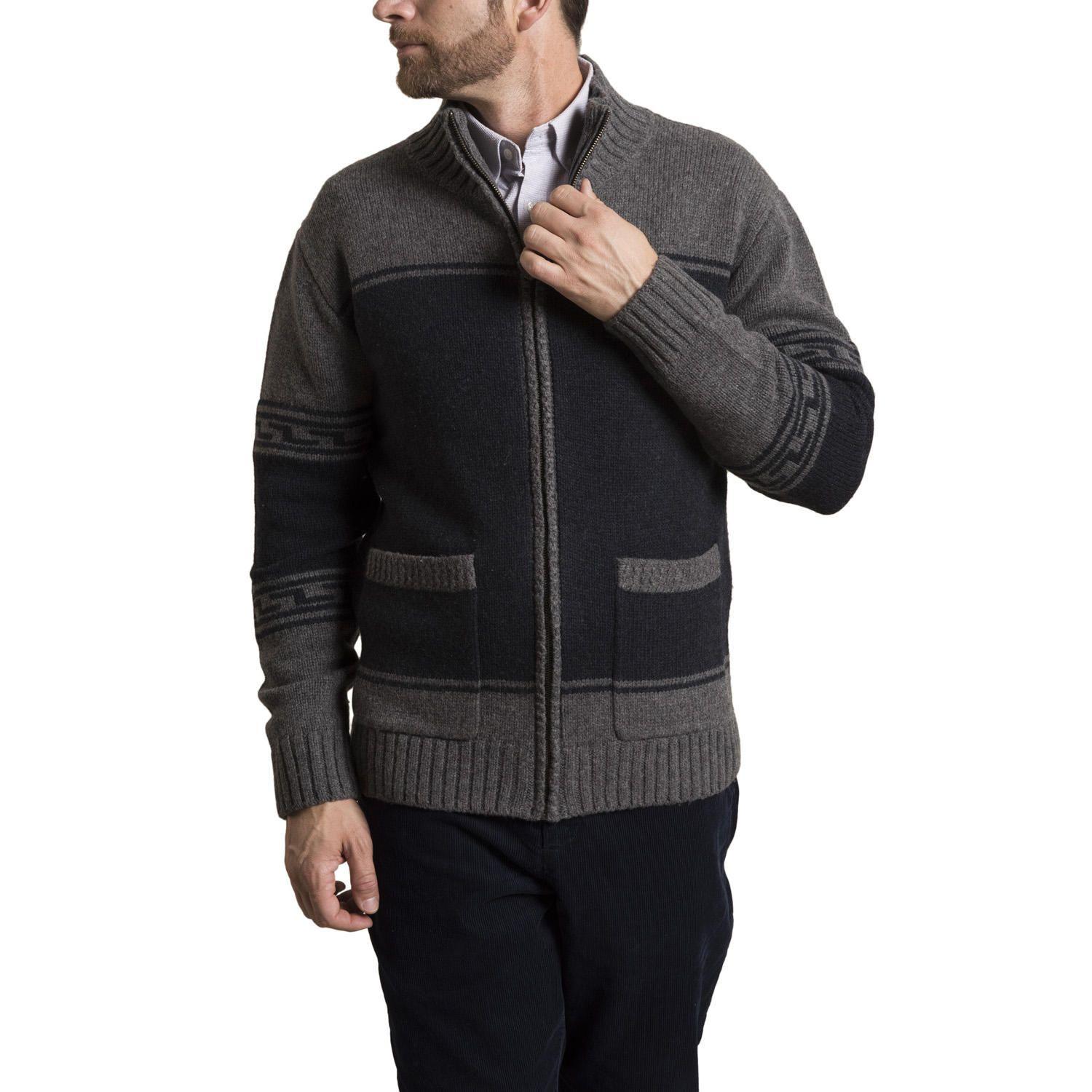 Cardigan Warm Rockford Azul-0