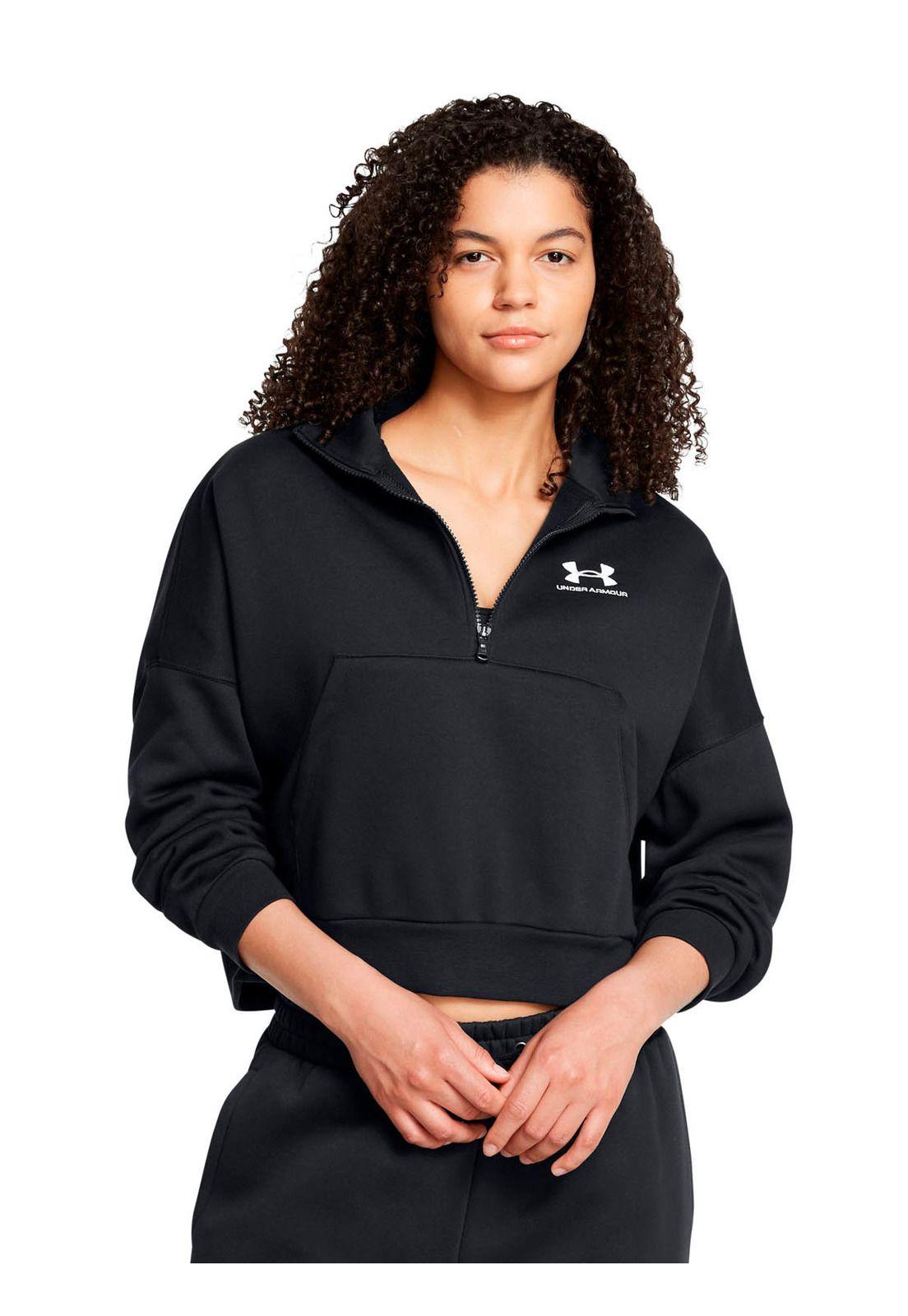 Polerón Lifestyle mujer Icon Fleece OS negro -3