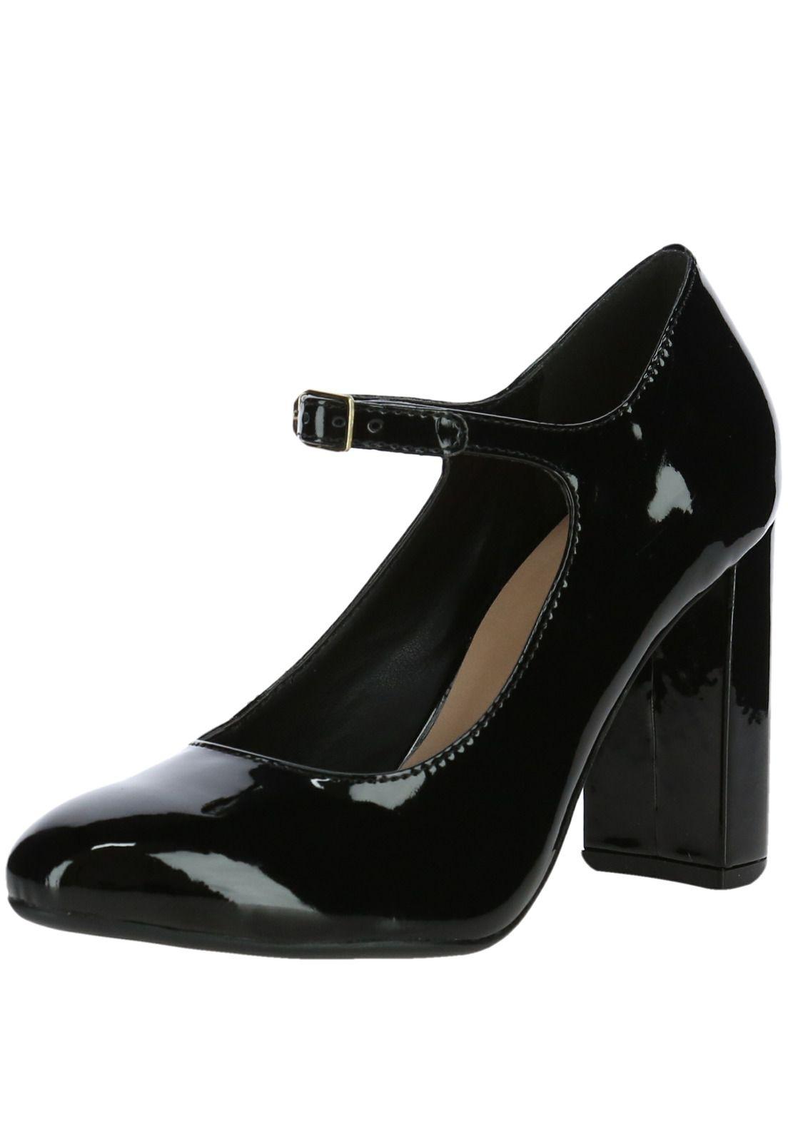 Zapato Charol Alma Negro Mujer-3