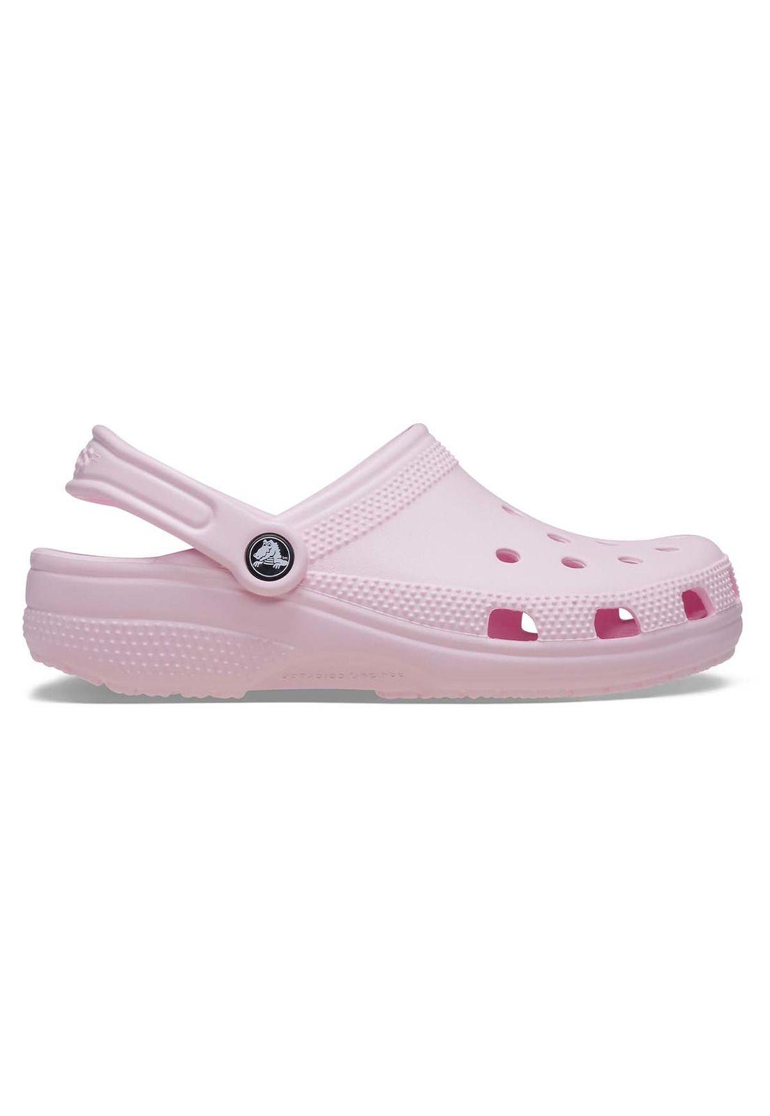 Zueco Crocs Unisex Classic Clog Rosa Claro-0