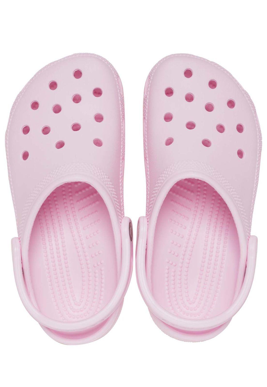 Zueco Crocs Unisex Classic Clog Rosa Claro-3