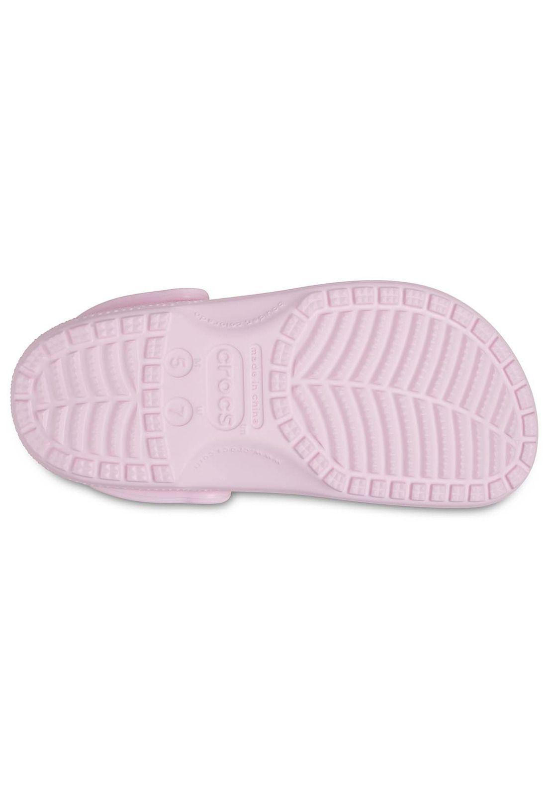 Zueco Crocs Unisex Classic Clog Rosa Claro-4