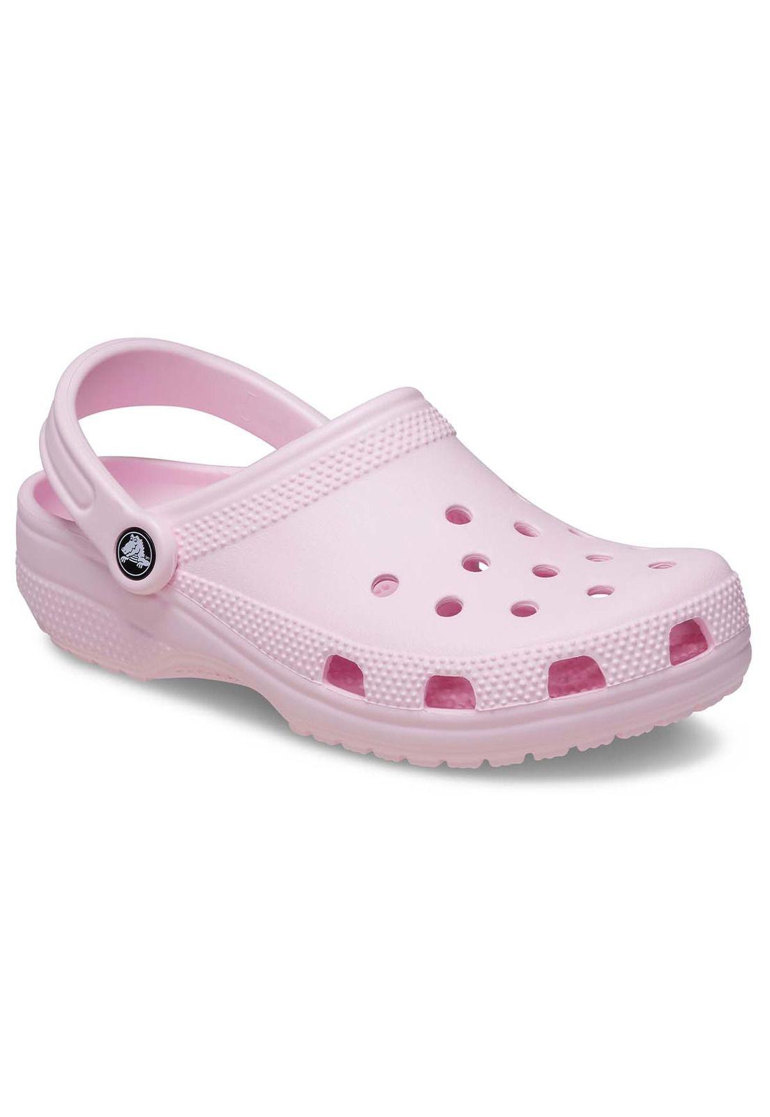 Zueco Crocs Unisex Classic Clog Rosa Claro-5