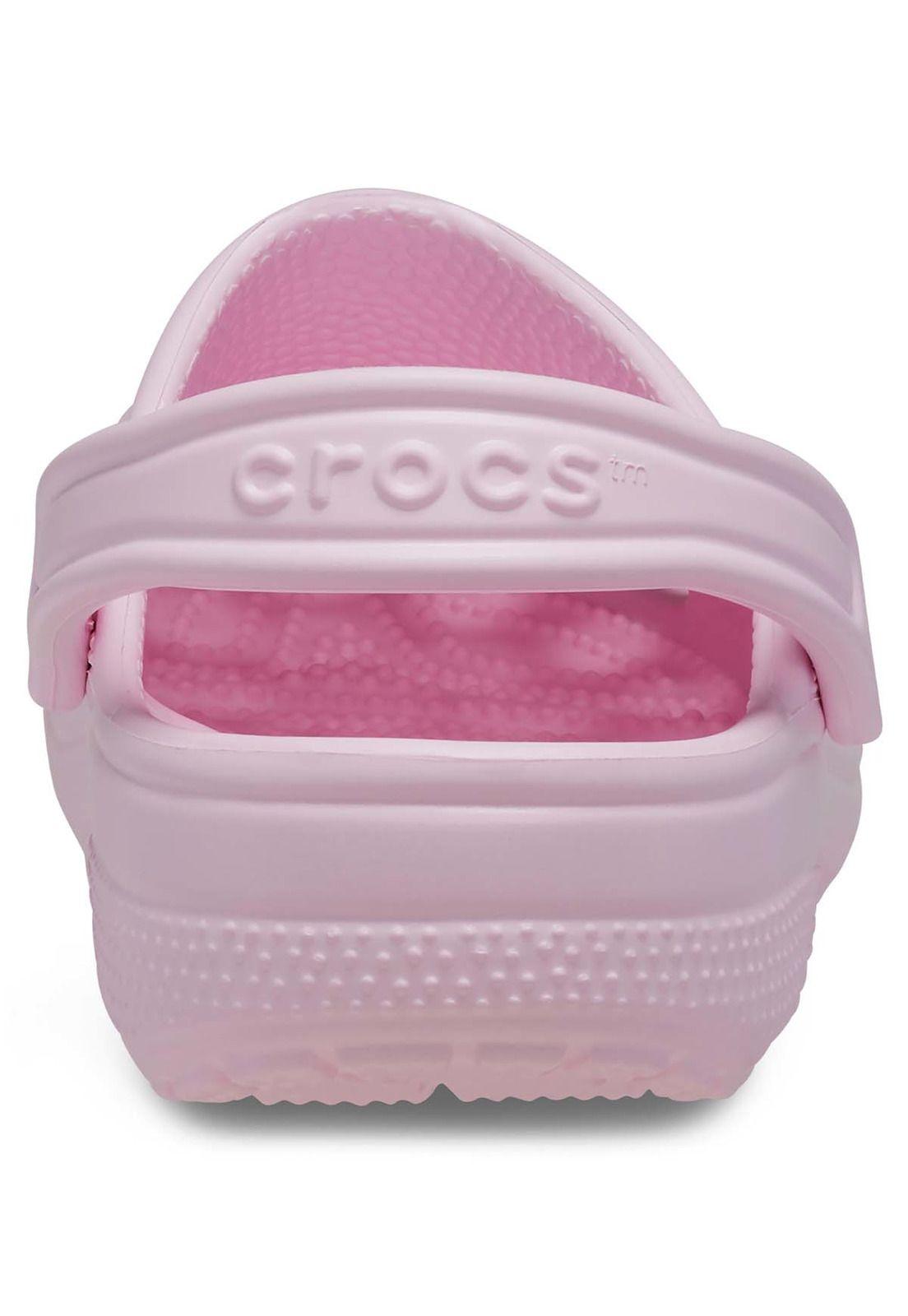 Zueco Crocs Unisex Classic Clog Rosa Claro-6