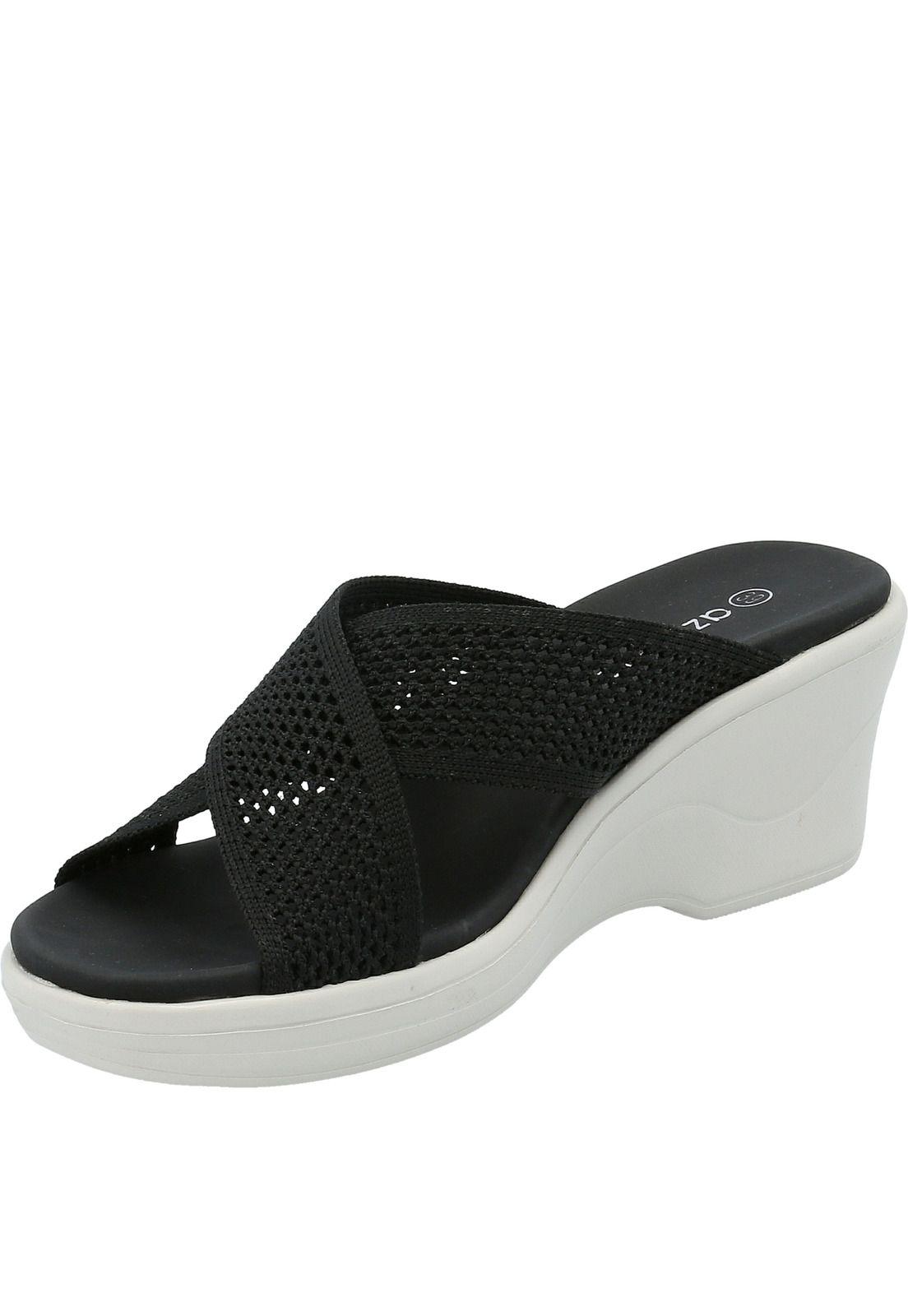 Sandalia Mujer Gluck Negro-3