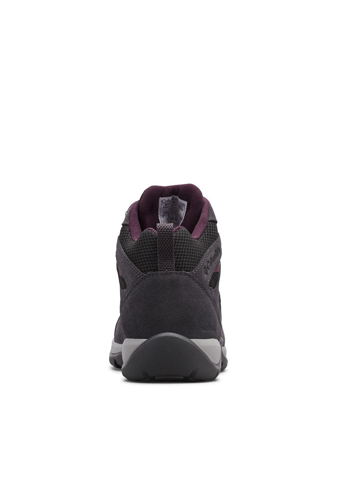 Botín Cuero Mujer Redmond V2 Mid Wp Negro-6