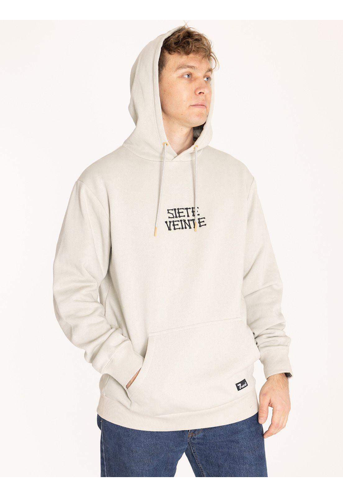 Polerón Hombre Sietebones Crema-1
