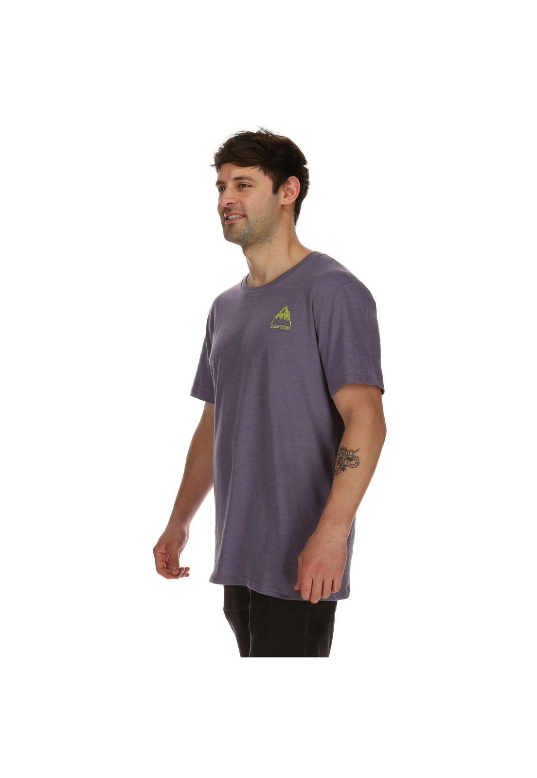 Polera M/C Masculino Sport Morado Burton-1