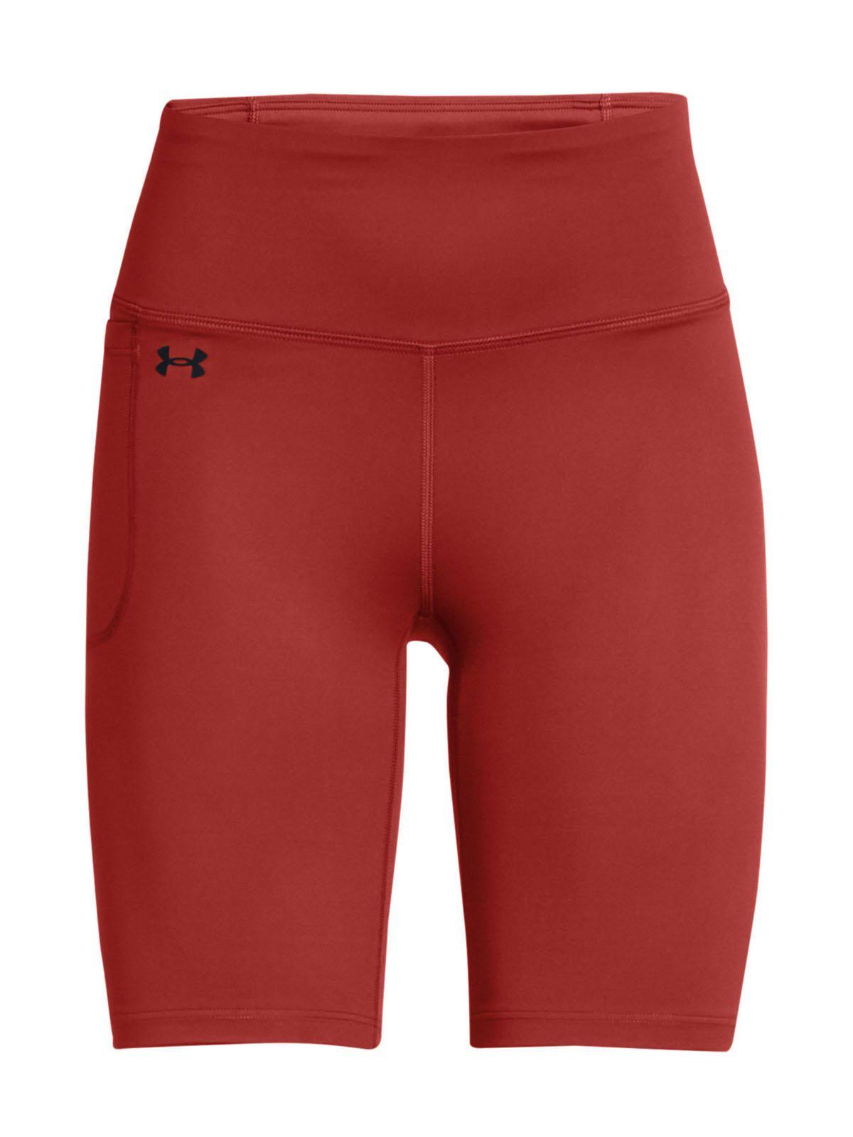 Shorts bikers UA Motion para mujer Rojo-0