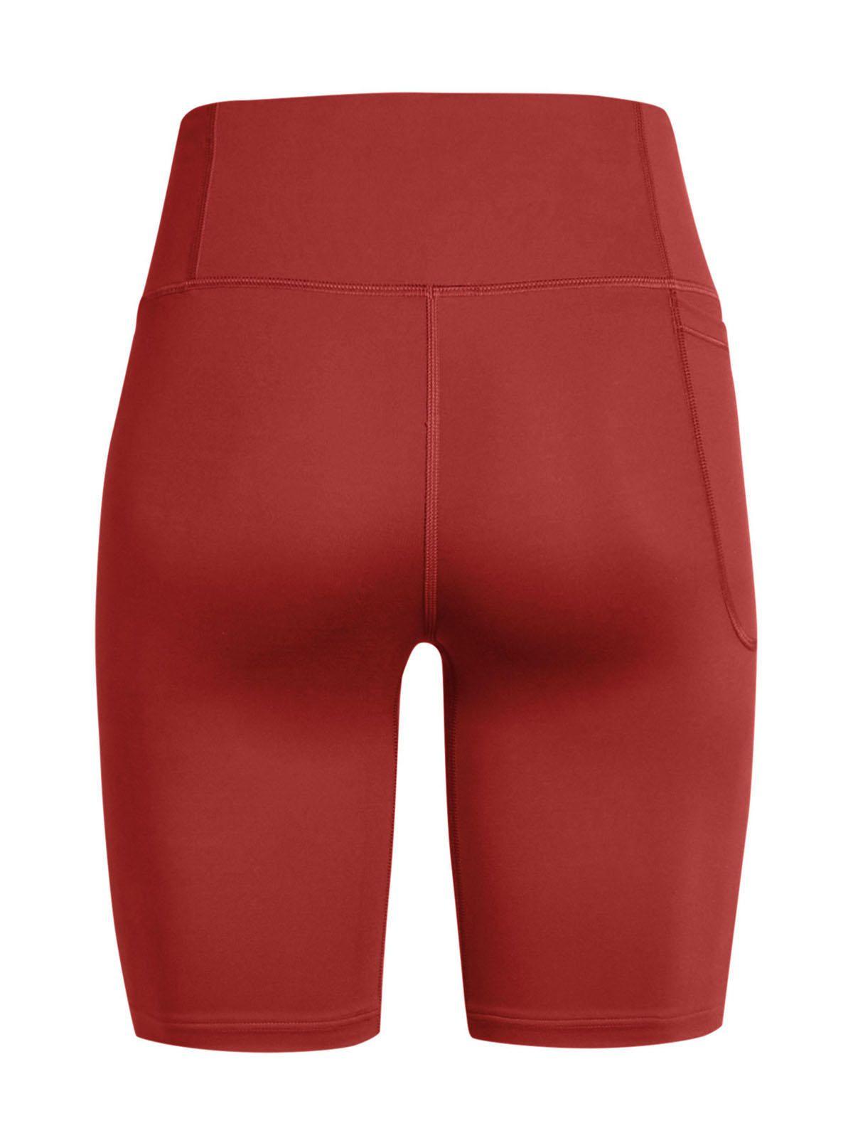 Shorts bikers UA Motion para mujer Rojo-1