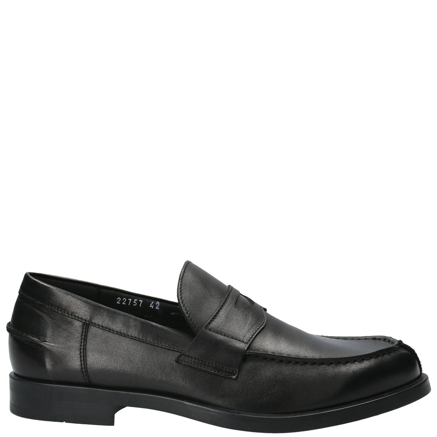 Mocasín Hombre Lucanos Café Oscuro-1