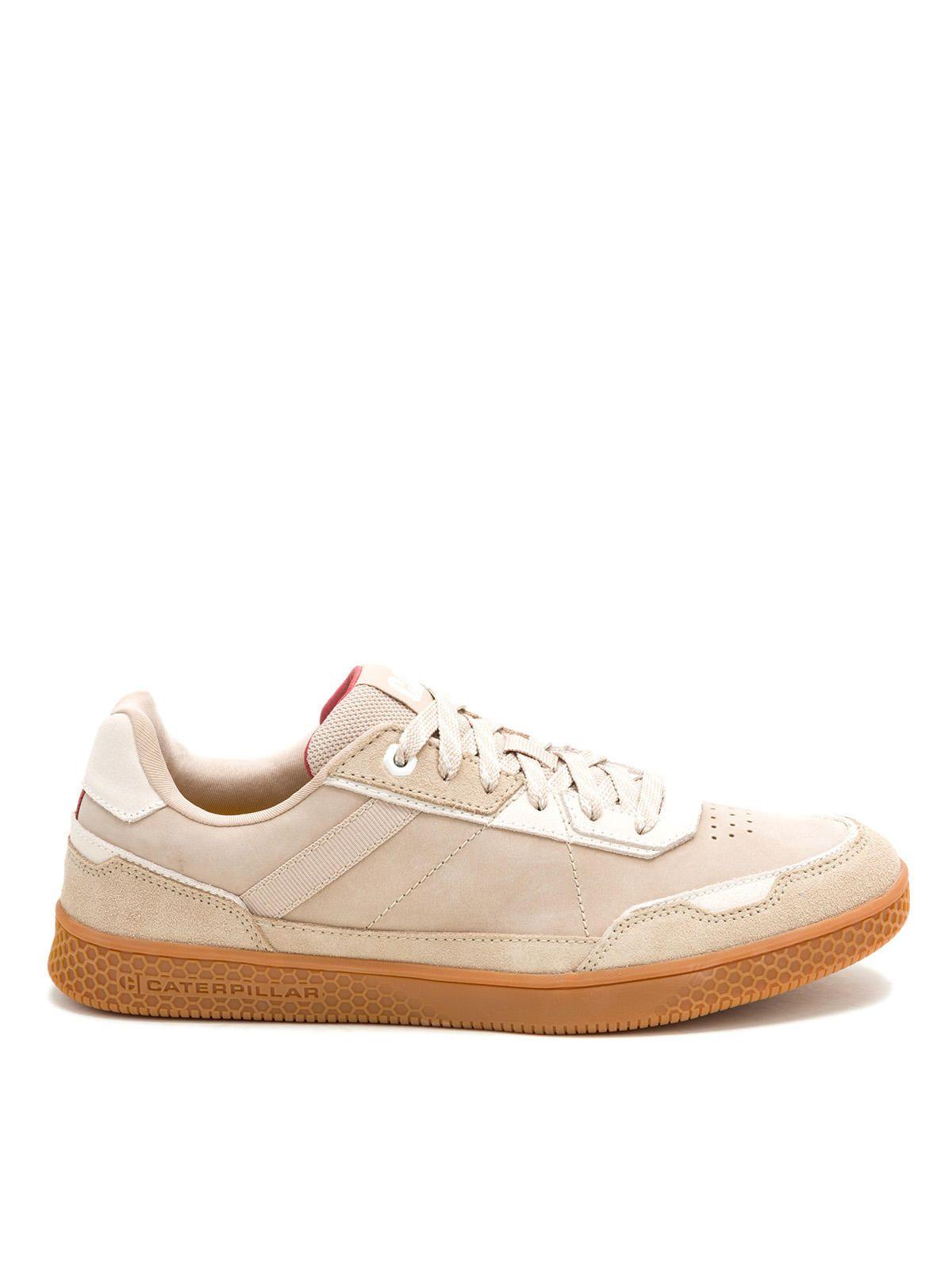 Zapatilla Pause Retro Leather Hombre Beige-1