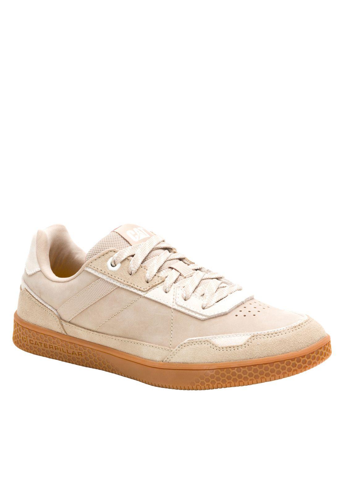 Zapatilla Pause Retro Leather Hombre Beige-0
