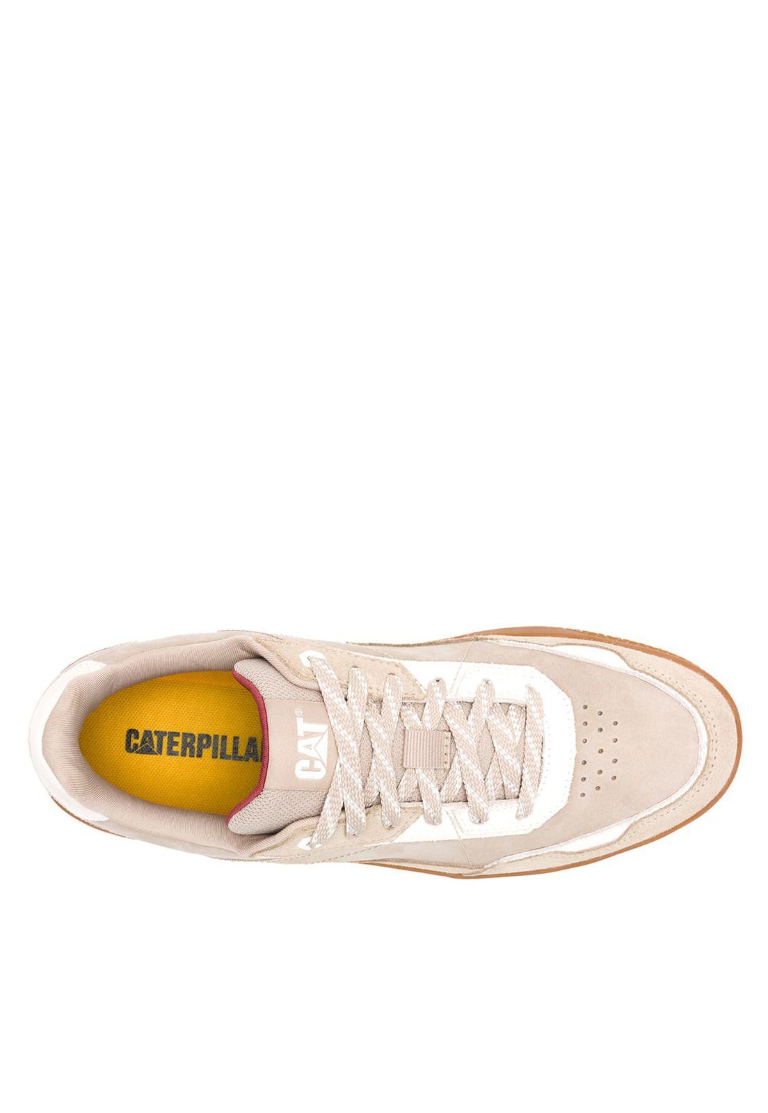 Zapatilla Pause Retro Leather Hombre Beige-6