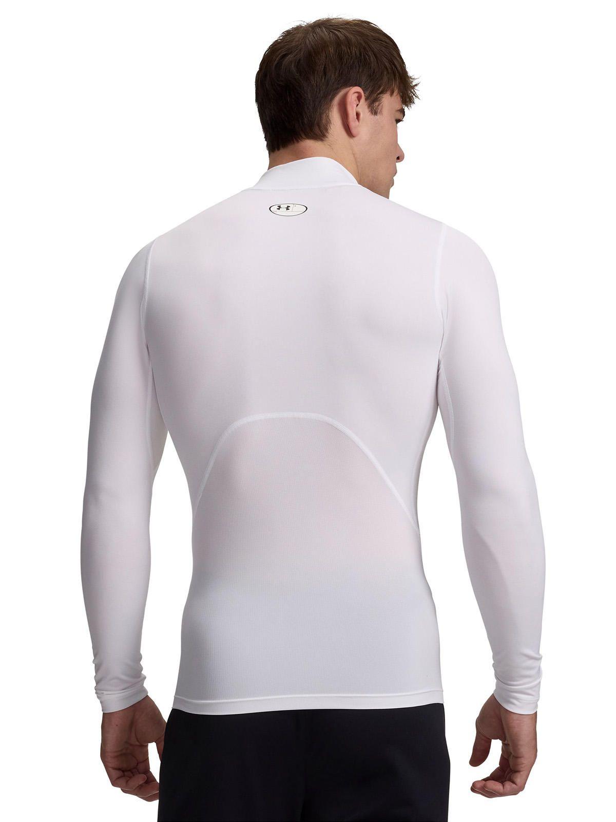 Primera Capa Superior Hombre Heatgear Mock Blanco-4