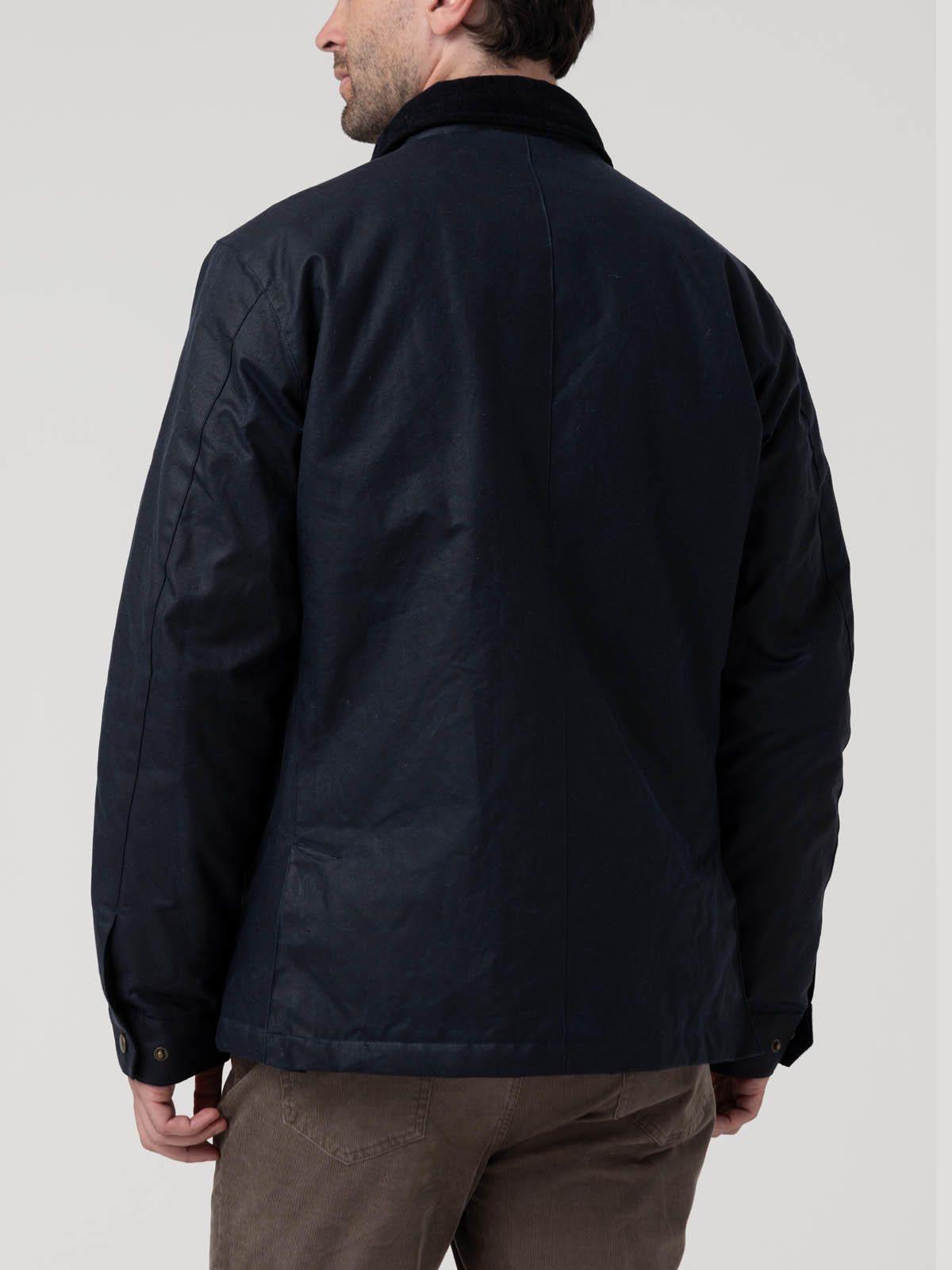 Chaqueta Algodón Hombre Wax Azul-5