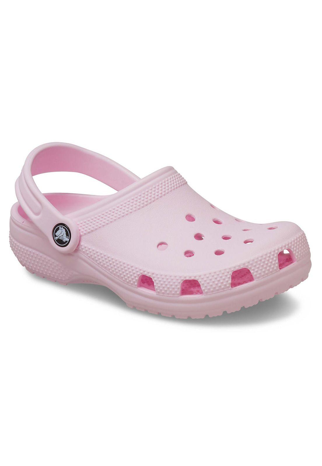 Zueco Crocs Niña Classic Clog T Rosado-6