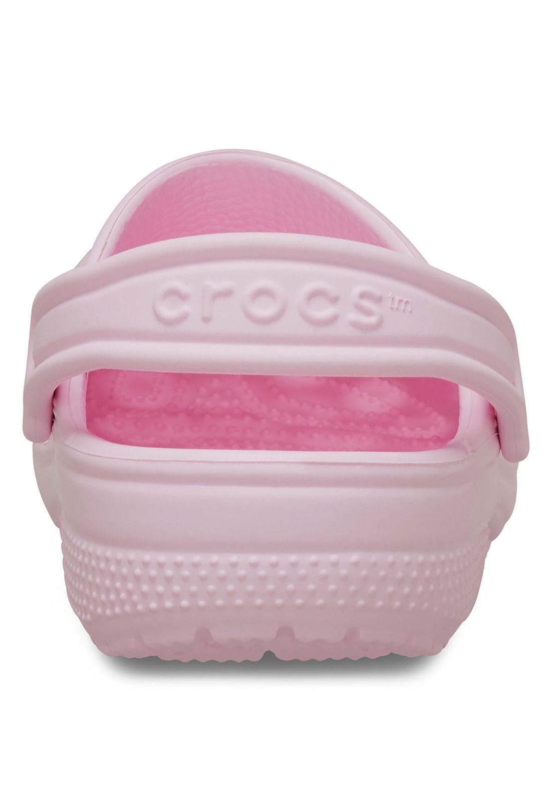 Zueco Crocs Niña Classic Clog T Rosado-7